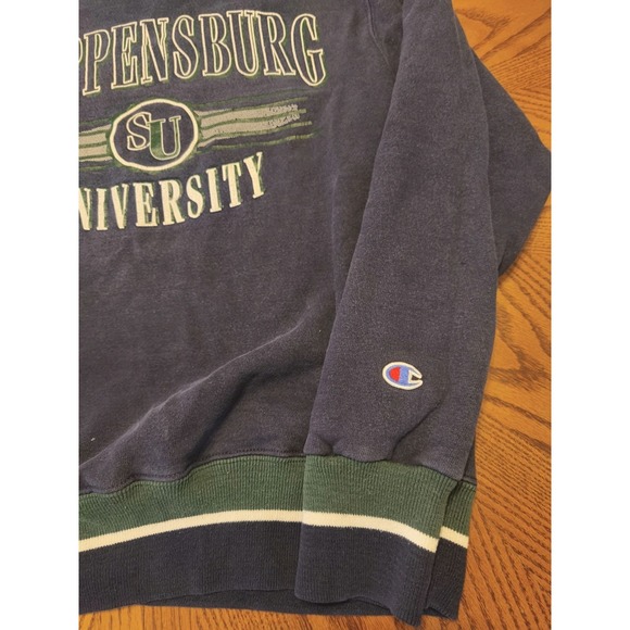 VTG‎ Made In The USA Champion Shippensburg University Sweatshirt Lg Color Block - Picture 8 of 8
